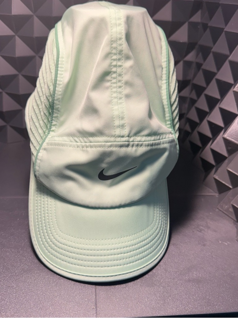 Nike Mint Green Dri-FIT Adjustable Running Cap